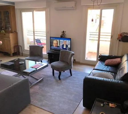 2 Pieces 2 Terrasses 100 M Croisette Tres Clair. *